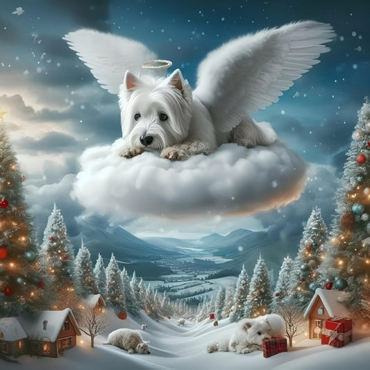 West Highland Terrier Westie Dog | Diamond Painting