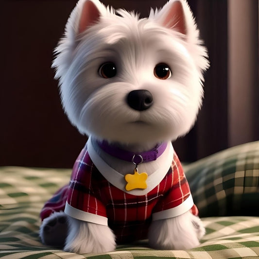 West Highland Terrier Westie Dog | Diamond Painting