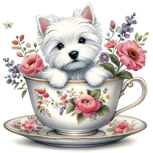 West Highland Terrier Westie Dog | Diamond Painting