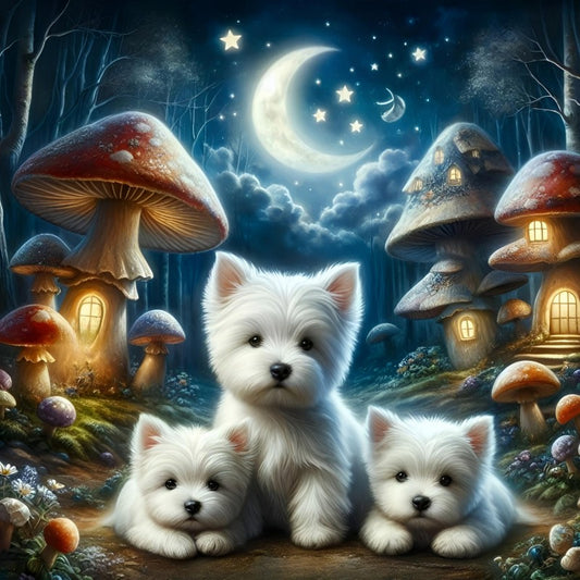 West Highland Terrier Westie Dog | Diamond Painting