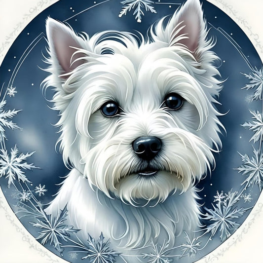 West Highland Terrier Westie Dog | Diamond Painting