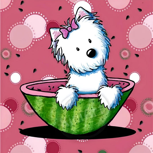 West Highland Terrier Westie Dog | Diamond Painting