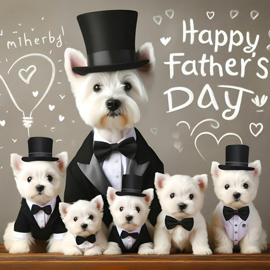 West Highland Terrier Westie Dog | Diamond Painting