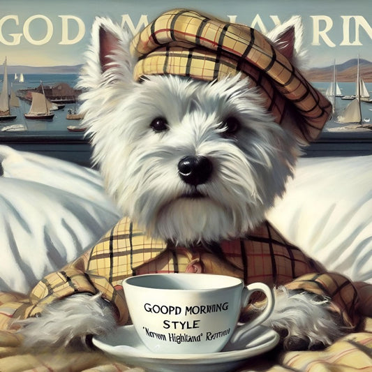 West Highland Terrier Westie Dog | Diamond Painting
