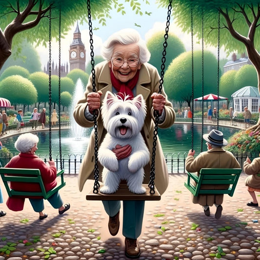 West Highland Terrier Westie Dog | Diamond Painting