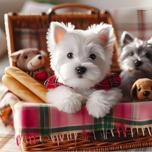 West Highland Terrier Westie Dog | Diamond Painting
