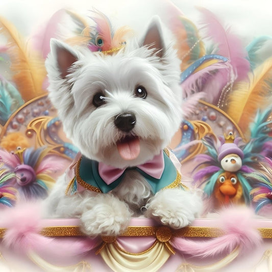 West Highland Terrier Westie Dog | Diamond Painting