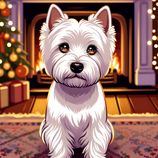 West Highland Terrier Westie Dog | Diamond Painting