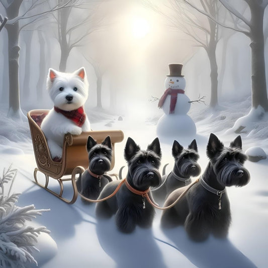 West Highland Terrier Westie Dog | Diamond Painting