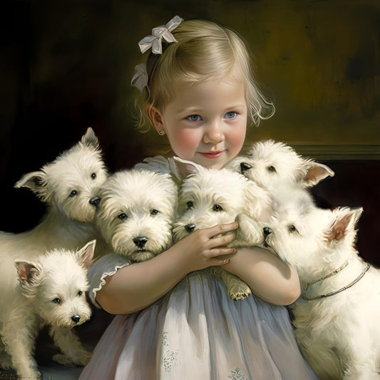 West Highland Terrier Westie Dog | Diamond Painting