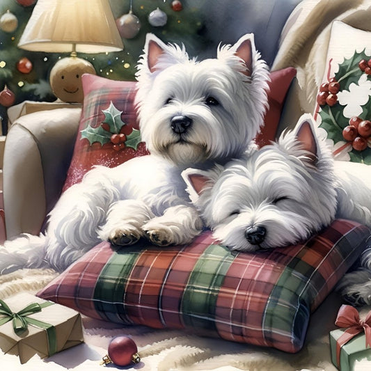 West Highland Terrier Westie Dog | Diamond Painting