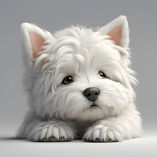West Highland Terrier Westie Dog | Diamond Painting