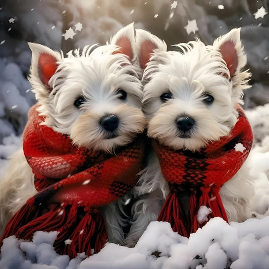 West Highland Terrier Westie Dog | Diamond Painting
