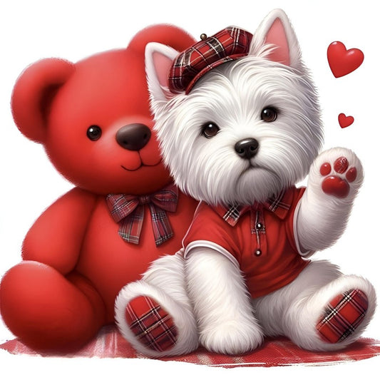 West Highland Terrier Westie Dog | Diamond Painting