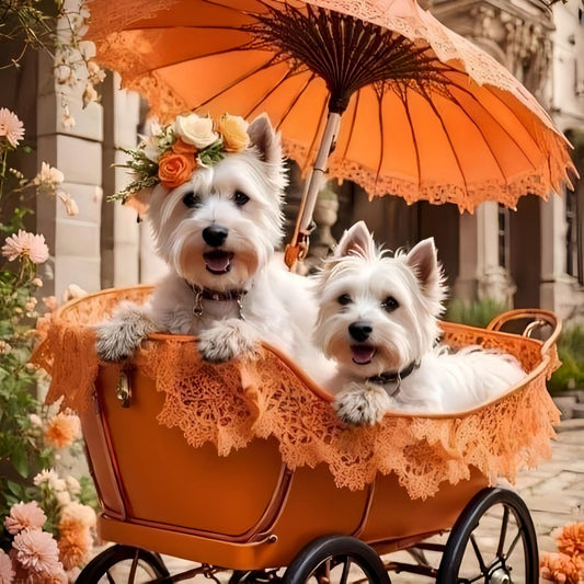 West Highland Terrier Westie Dog | Diamond Painting