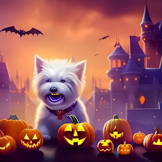 West Highland Terrier Westie Dog | Diamond Painting