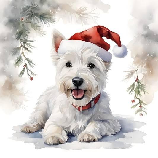West Highland Terrier Westie Dog | Diamond Painting