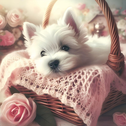West Highland Terrier Westie Dog | Diamond Painting