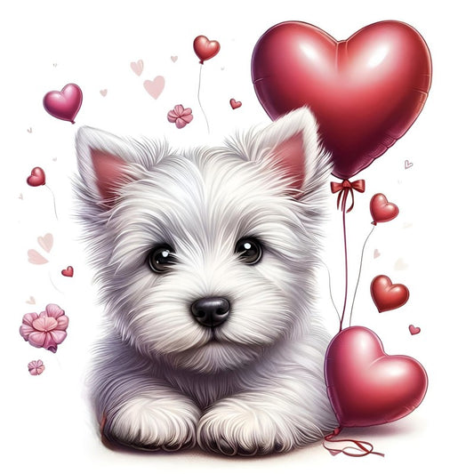 West Highland Terrier Westie Dog | Diamond Painting