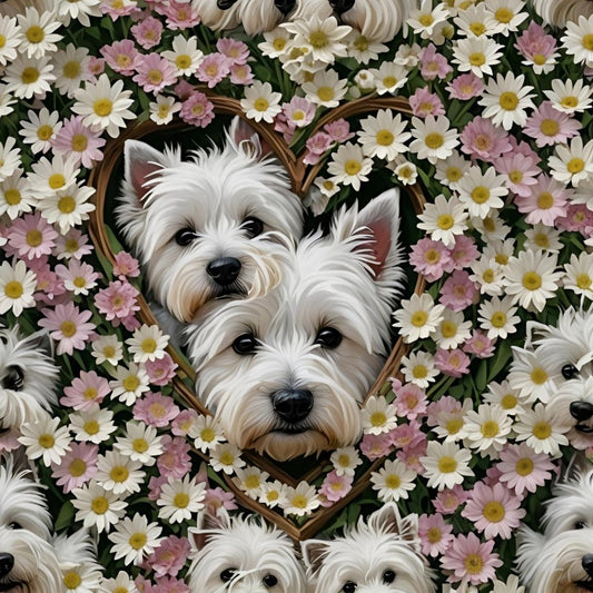 West Highland Terrier Westie Dog | Diamond Painting