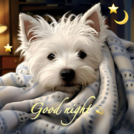 West Highland Terrier Westie Dog | Diamond Painting