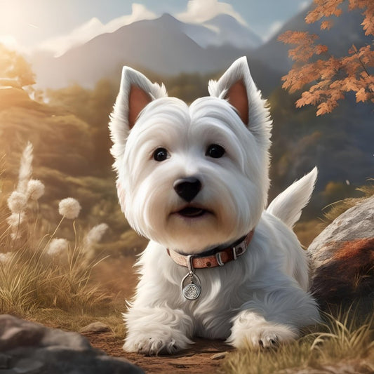 West Highland Terrier Westie Dog | Diamond Painting