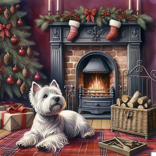 West Highland Terrier Westie Dog | Diamond Painting