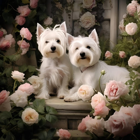 West Highland Terrier Westie Dog | Diamond Painting