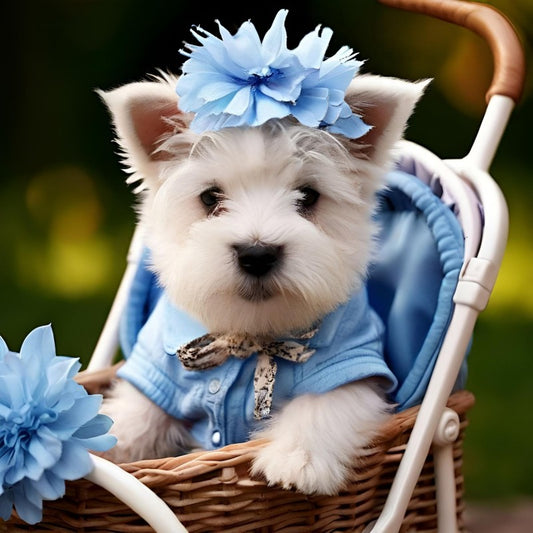 West Highland Terrier Westie Dog | Diamond Painting