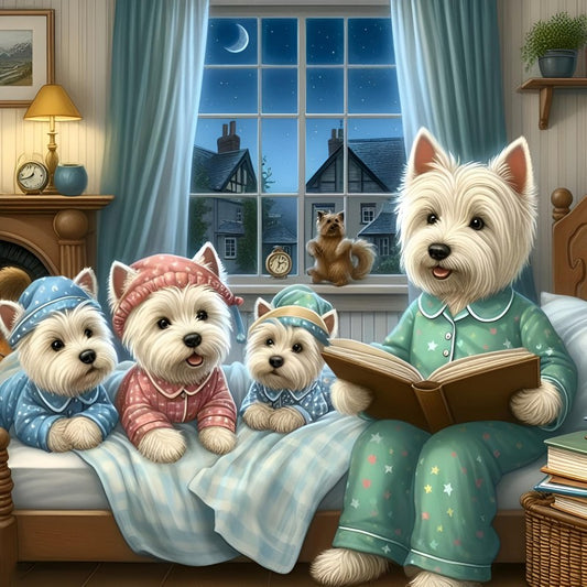West Highland Terrier Westie Dog | Diamond Painting