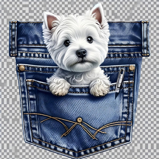 West Highland Terrier Westie Dog | Diamond Painting