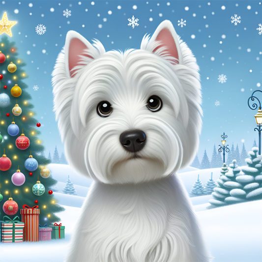 West Highland Terrier Westie Dog | Diamond Painting