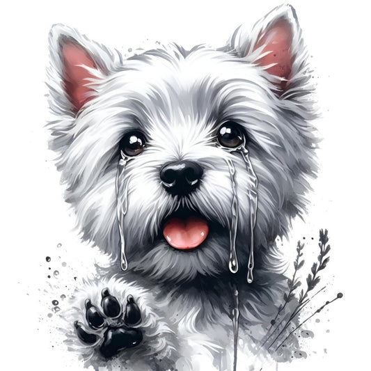 West Highland Terrier Westie Dog | Diamond Painting