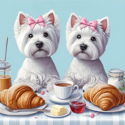 West Highland Terrier Westie Dog | Diamond Painting