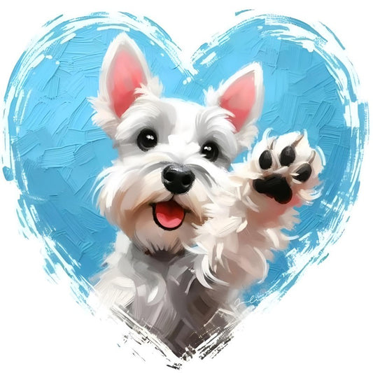 West Highland Terrier Westie Dog | Diamond Painting