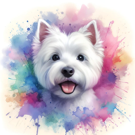 West Highland Terrier Westie Dog | Diamond Painting