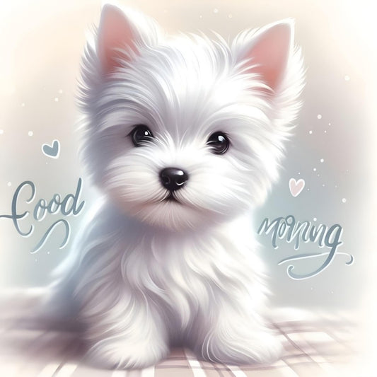 West Highland Terrier Westie Dog | Diamond Painting