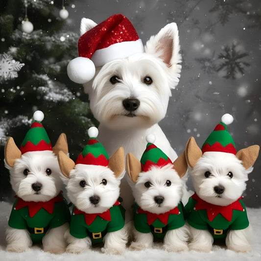 West Highland Terrier Westie Dog | Diamond Painting