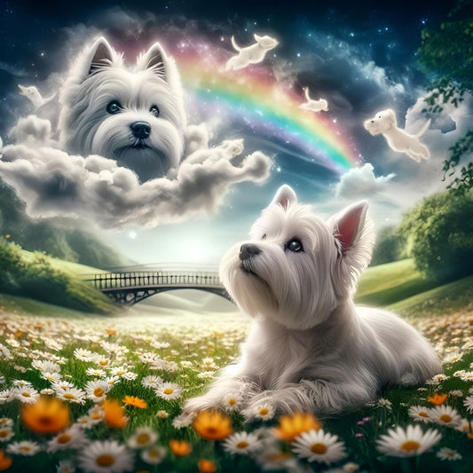 West Highland Terrier Westie Dog | Diamond Painting