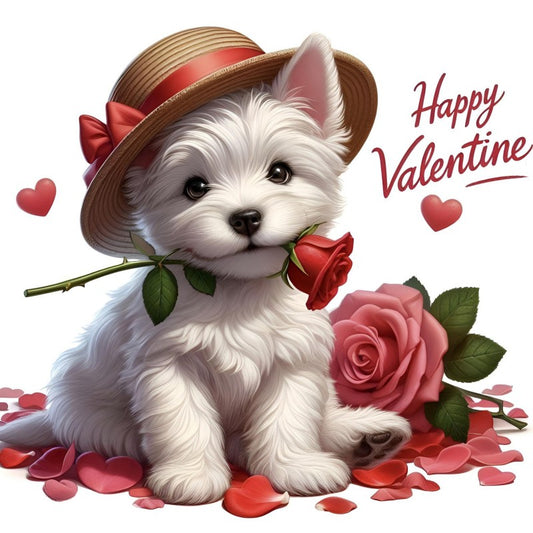 West Highland Terrier Westie Dog | Diamond Painting
