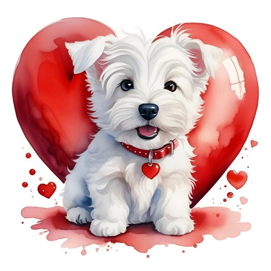 West Highland Terrier Westie Dog | Diamond Painting