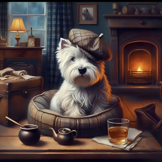 West Highland Terrier Westie Dog | Diamond Painting