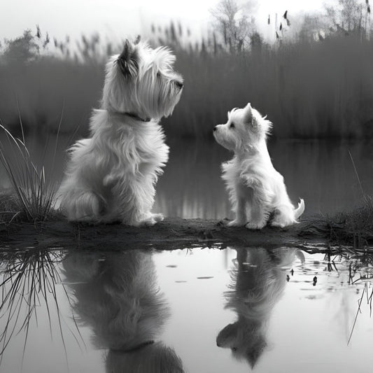 West Highland Terrier Westie Dog | Diamond Painting