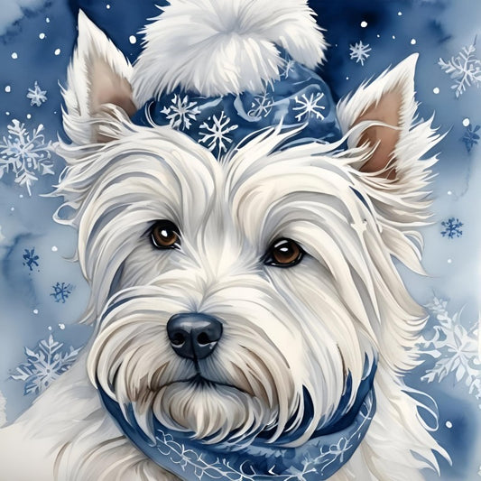 West Highland Terrier Westie Dog | Diamond Painting
