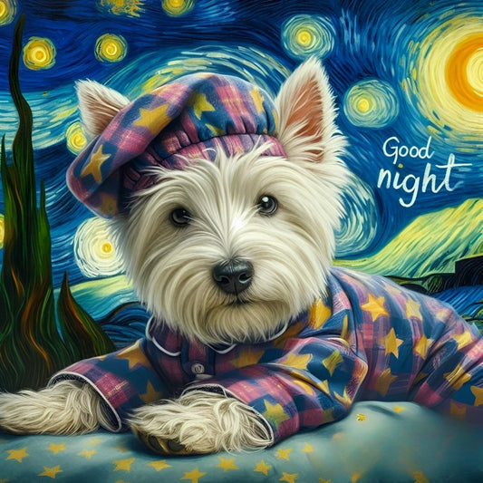 West Highland Terrier Westie Dog | Diamond Painting