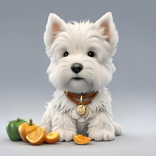 West Highland Terrier Westie Dog | Diamond Painting