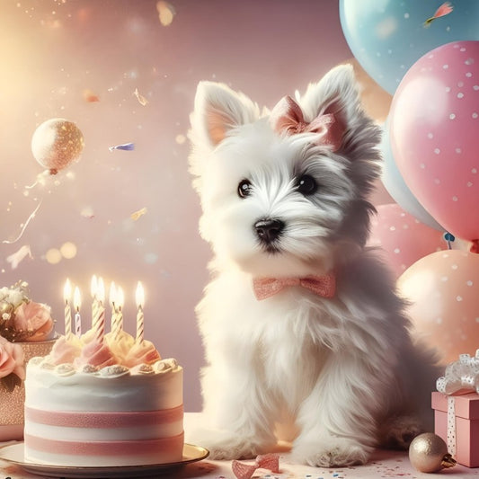 West Highland Terrier Westie Dog | Diamond Painting