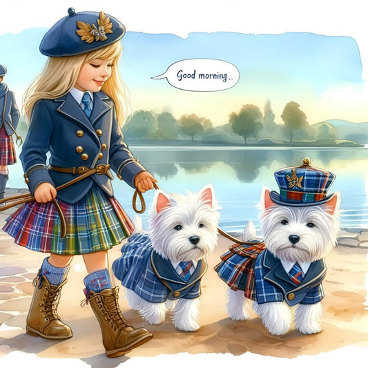 West Highland Terrier Westie Dog | Diamond Painting