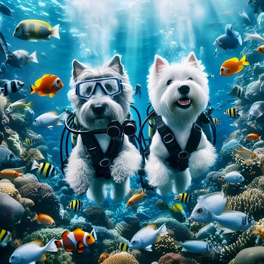 West Highland Terrier Westie Dog | Diamond Painting