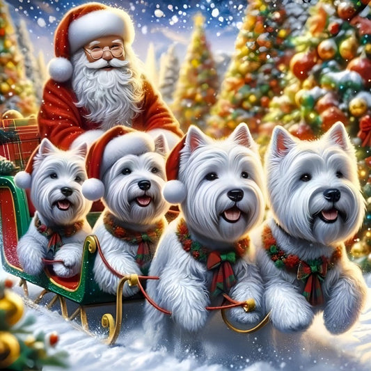 West Highland Terrier Westie Dog | Diamond Painting
